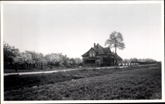 Photo Postcard Lüchow in Schleswig Holstein, orchard Dr Groening