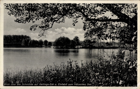 Ak Klein Besten Bestensee Brandenburg, Kelings-Eck, Hölzerner See