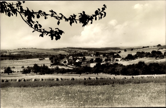 Ak Asbach Obrigheim am Neckar Baden, Blick auf den Ort