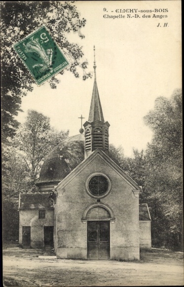 CPA Clichy sous Bois Seine Saint Denis, Chapelle Notre Dame des Anges
