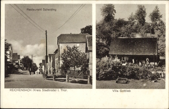 KP Reichenbach w Turyngii, Villa Gottlieb, Restauracja Scheiding