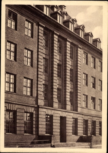 Postcard Berlin Spandau Siemensstadt, research laboratory of the Siemens Group