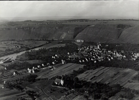 Photo Mundelsheim am Neckar Württemberg, aerial photograph