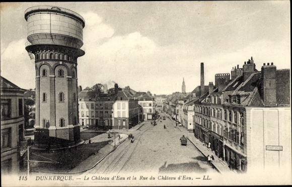 Postcard Dunkerque Dunkerque Nord, Château de Eauet la Rue