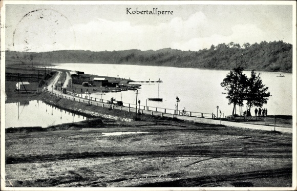 Postcard Langenbernsdorf in Saxony, Kobertalsperre, surroundings