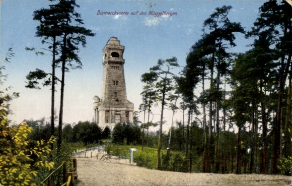 Postcard Berlin Köpenick, Müggelberge, Bismarckwarte