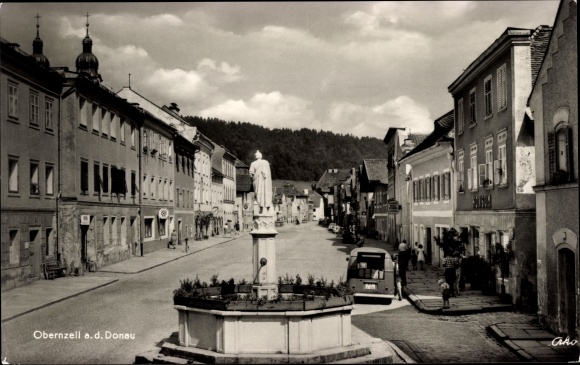 PC Obernzell on the Danube Lower Bavaria, monument, street section