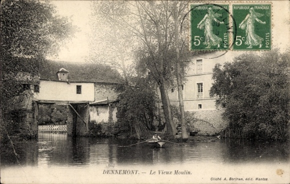 Postcard Dennemont Yvelines, old mill