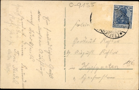 Poem PC Burkhardtsdorf in the Ore Mountains, inn Besenschänke