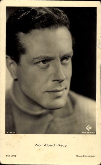 KP Aktor Wolf Albach-Retty, Portret