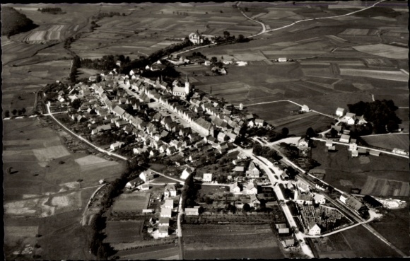Ak Freystadt in der Oberpfalz Bayern, Fliegeraufnahme