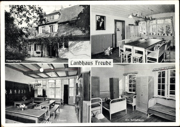PC Hamburg Harburg broken house, children&#39;s home Landhaus Freude, day room, bedroom