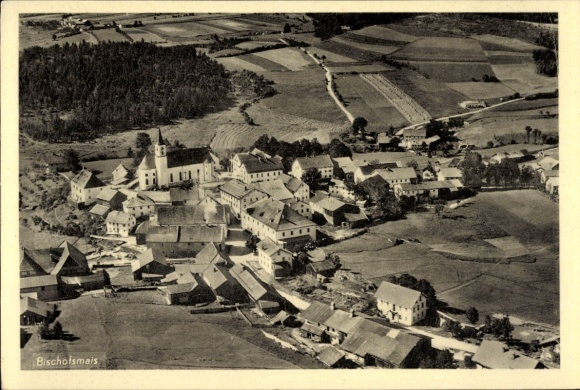 Ak Bischofsmais in Niederbayern, Fliegeraufnahme