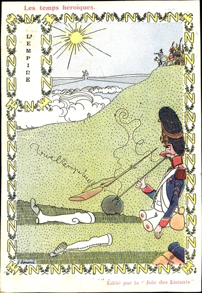 Artist Postcard Heroic Times, the Empire