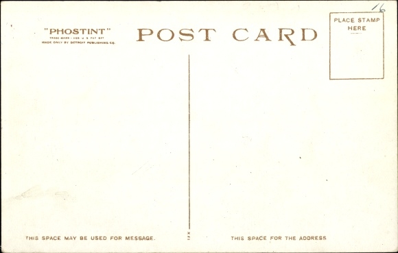Postcard steamer City of Eerie
