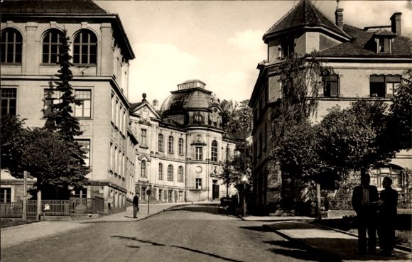 Ak Sonneberg in Thüringen, Beethovens Straße, Deutsches Spielzeugmuseum,  Gebäude