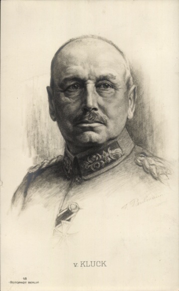 Künstler Ak Generaloberst Alexander von Kluck, Portrait, RPH 18