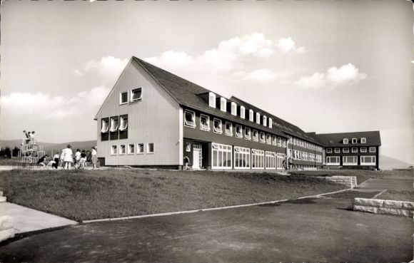 Ak Schulenberg Clausthal Zellerfeld im Oberharz, Bundesbahn - Sozialwerk, Kinderheim