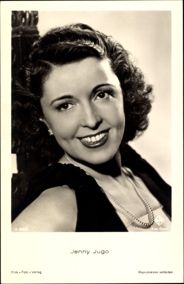 Postcard Actress Jenny Jugo, portrait