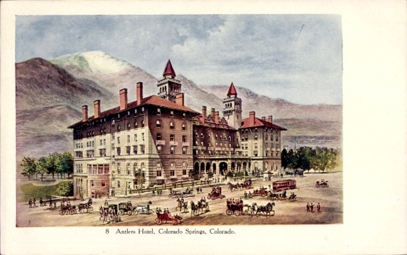 Ak Colorado Springs Colorado VS, Antlers Hotel