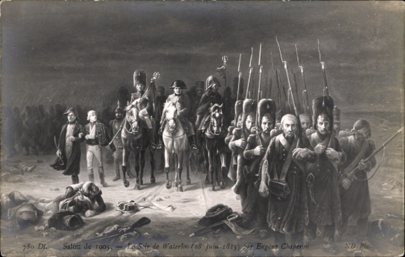 Artist PC Chaperon, Eugène, Salon de 1905, Le Soir de Waterloo
