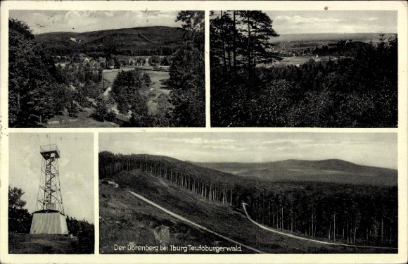 Ak Bad Iburg am Teutoburger Wald, Dörenberg, Aussichtsturm