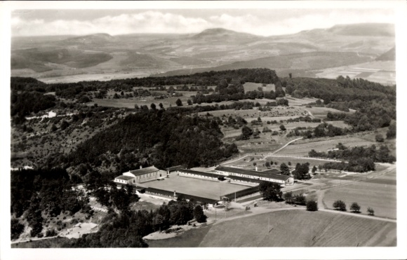 Postcard Geislingen an der Steige, area training Kuchberg, aerial photograph