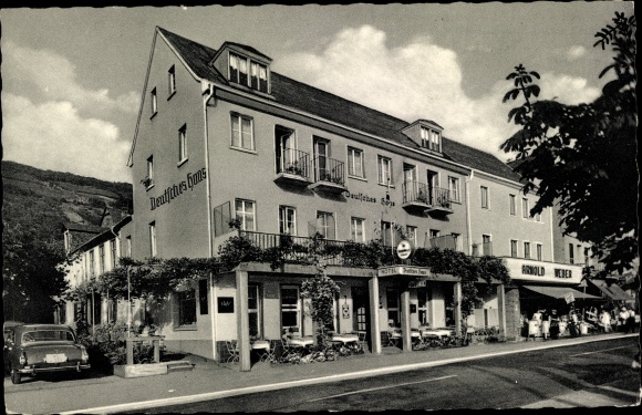 Postcard Kamp Bornhofen am Rhein, Hotel Deutsches Haus