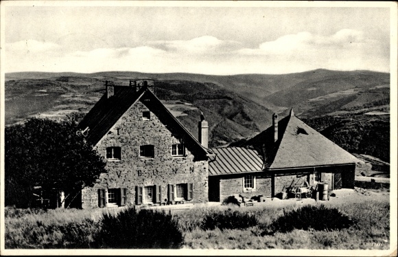 Postcard Kesseling Ahrbergland Rhineland Palatinate, Steinerberg with Steinerberghütte