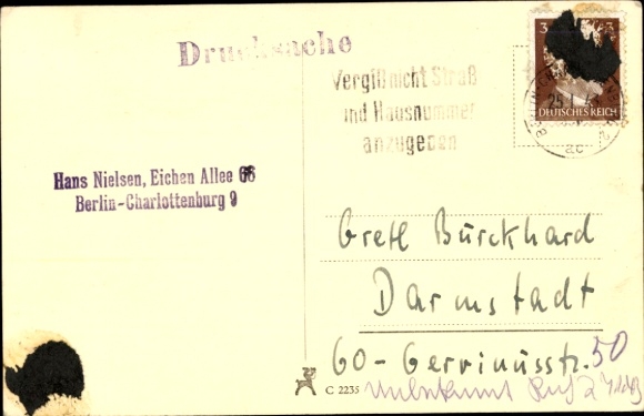 Ak Schauspieler Hans Nielsen, Portrait, Autogramm