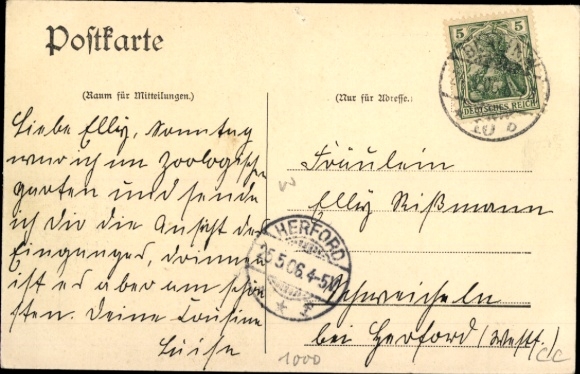 Postcard Berlin Tiergarten, Zoological Garden, Entrance, Elephant Gate, Tram, Memorial Church