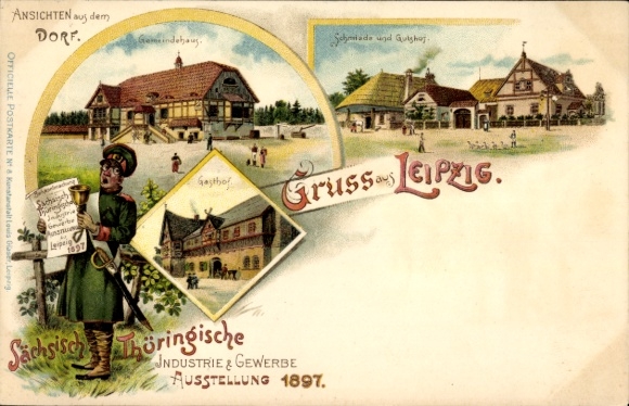 lito Leipzig w Saksonii, Saksońsko-Turyńska Wystawa Przemysłowo-Handlowa 1897, Centrum Społeczności