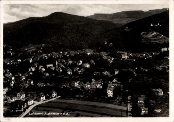 Ak Jugendheim an der Bergstraße, Fliegeraufnahme