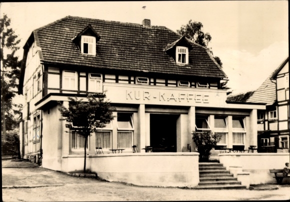 Postcard Sülzhayn Ellrich in the Harz Thuringia, Kur Coffee