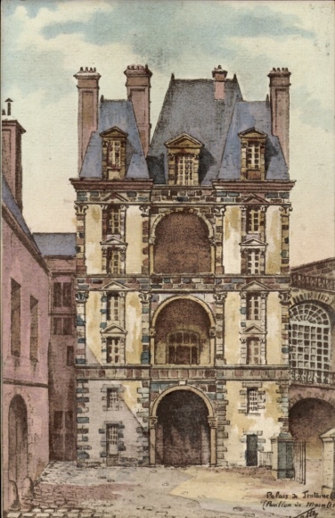 Künstler Ak Fontainebleau Seine et Marne, Palais
