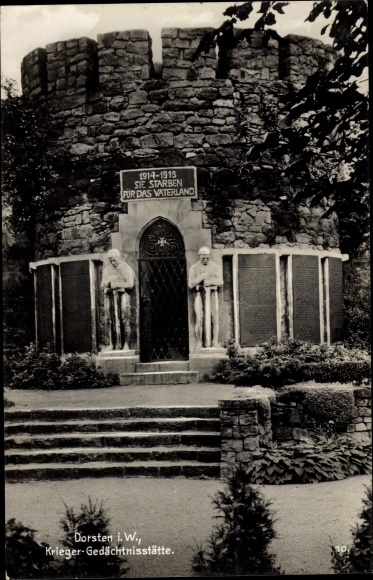 PC Dorsten in Westphalia, war memorial