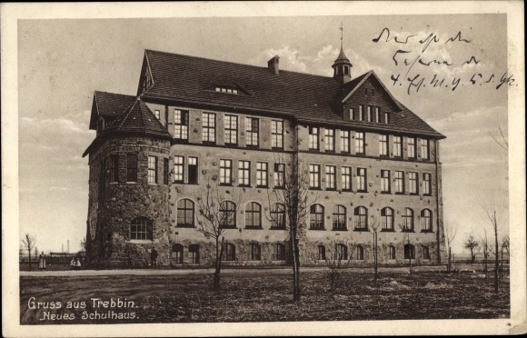 Ak Trebbin in de wijk Teltow Fläming, school