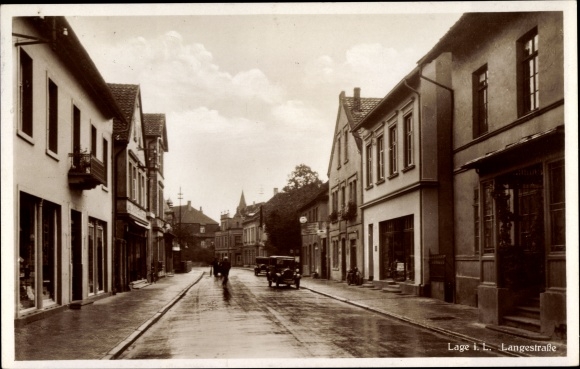 Ak locatie in Lippe, Langestrasse