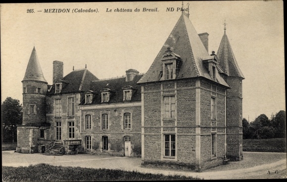 Ak Mézidon Calvados, Le Chateau du Breuil
