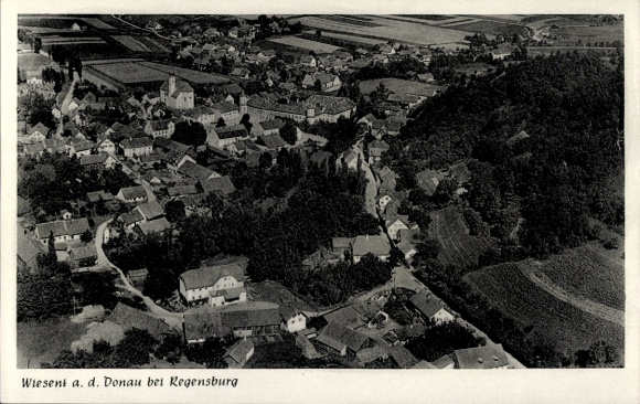 Ak Wiesent in der Oberpfalz, Fliegeraufnahme