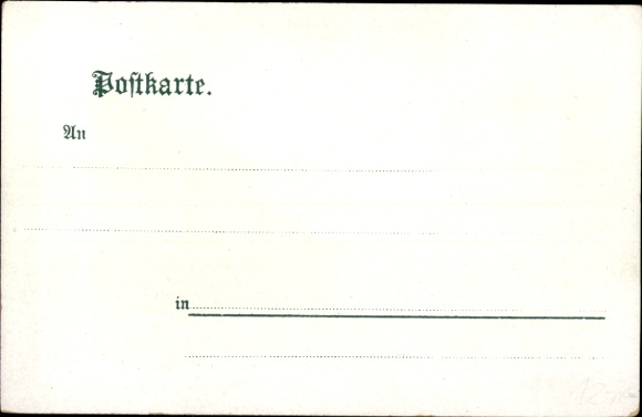Postcard Ohrdruf Thuringia, building on Marktstraße