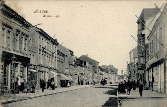 Postcard Wriezen im Oderbruch, Wilhelmstraße