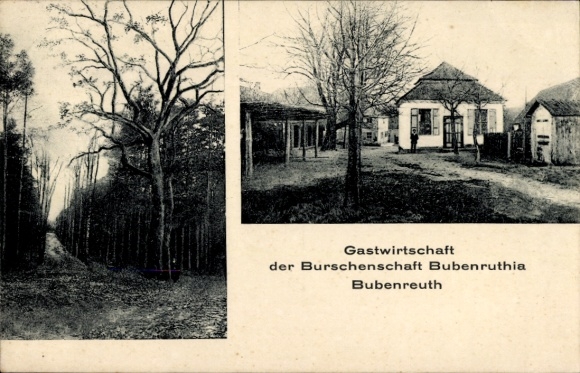 Studentika Ak Bubenreuth Midden-Franken, restaurant van de Bubenruthia-broederschap