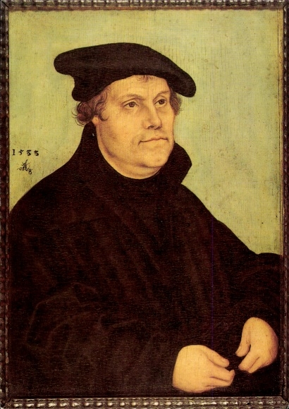 Artist Postcard Cranach, Lukas, Martin Luther, portrait