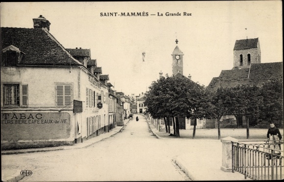 KP Saint Mammes Seine et Marne, La Grande Rue, kawiarnia