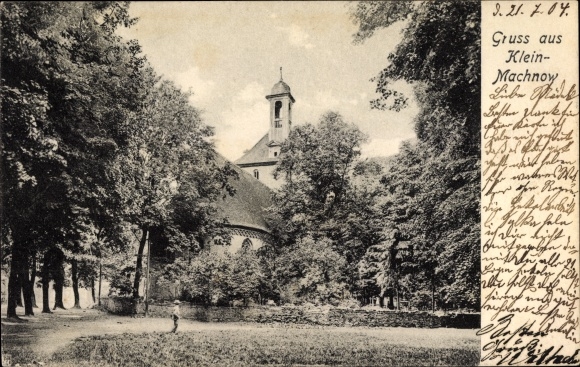 PC Kleinmachnow in Brandenburg, view of the church