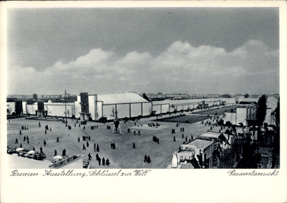 Ak Hansestadt Bremen, Ausstellung Schlüssel zur Welt 1938, Gesamtansicht