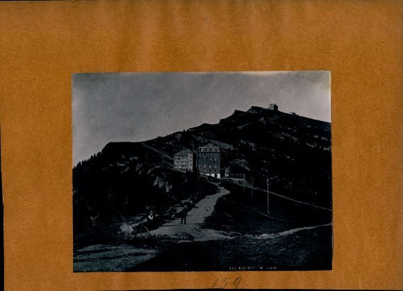 Photo around 1890, Lucerne City Switzerland, Cityscape, Mont Pilate, Rigi Kulm Canton of Schwyz