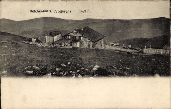 Postcard Vosges, Belchenhütte
