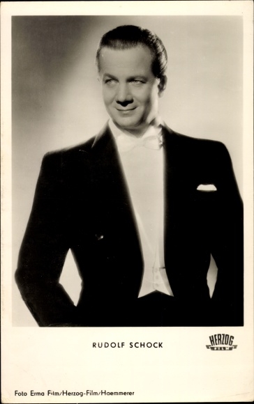 Postcard Actor Rudolf Schock